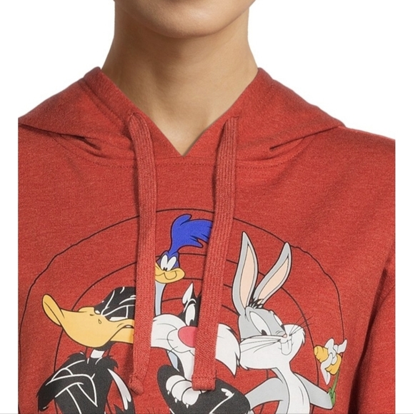 Looney Tunes Orange Hoodie. - Picture 4 of 11